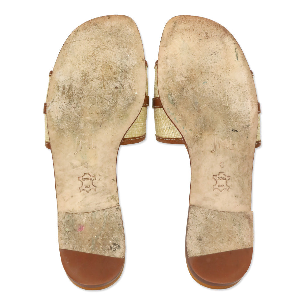 J. McLaughlin Vachetta Leather Luiza Slides