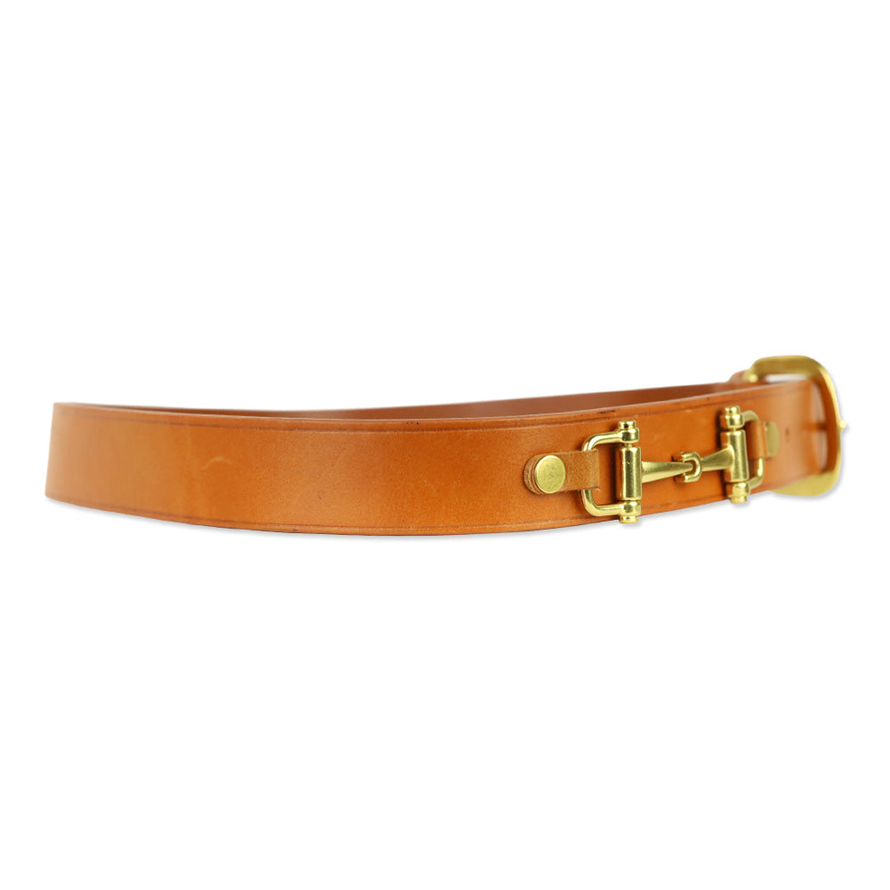 J.McLaughlin Vachetta Solid Zuri Leather Belt
