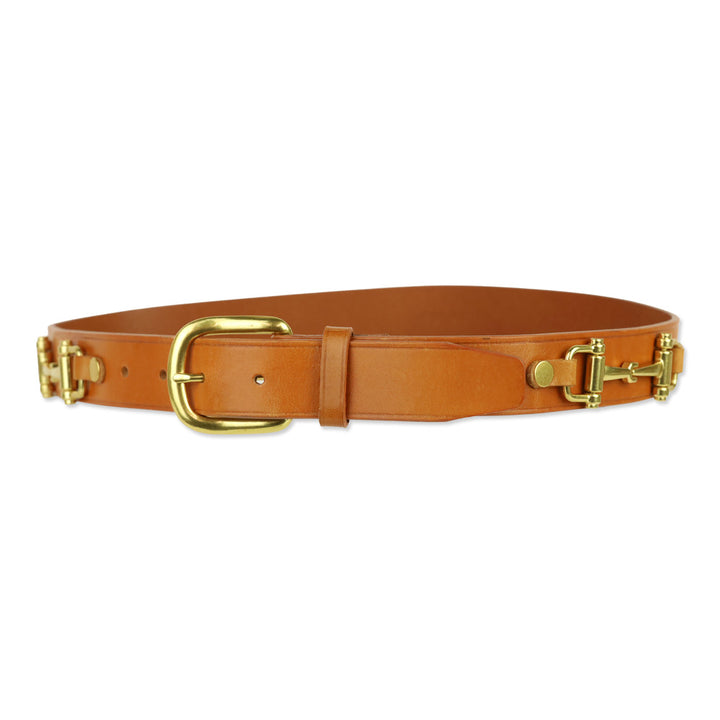 J.McLaughlin Vachetta Solid Zuri Leather Belt