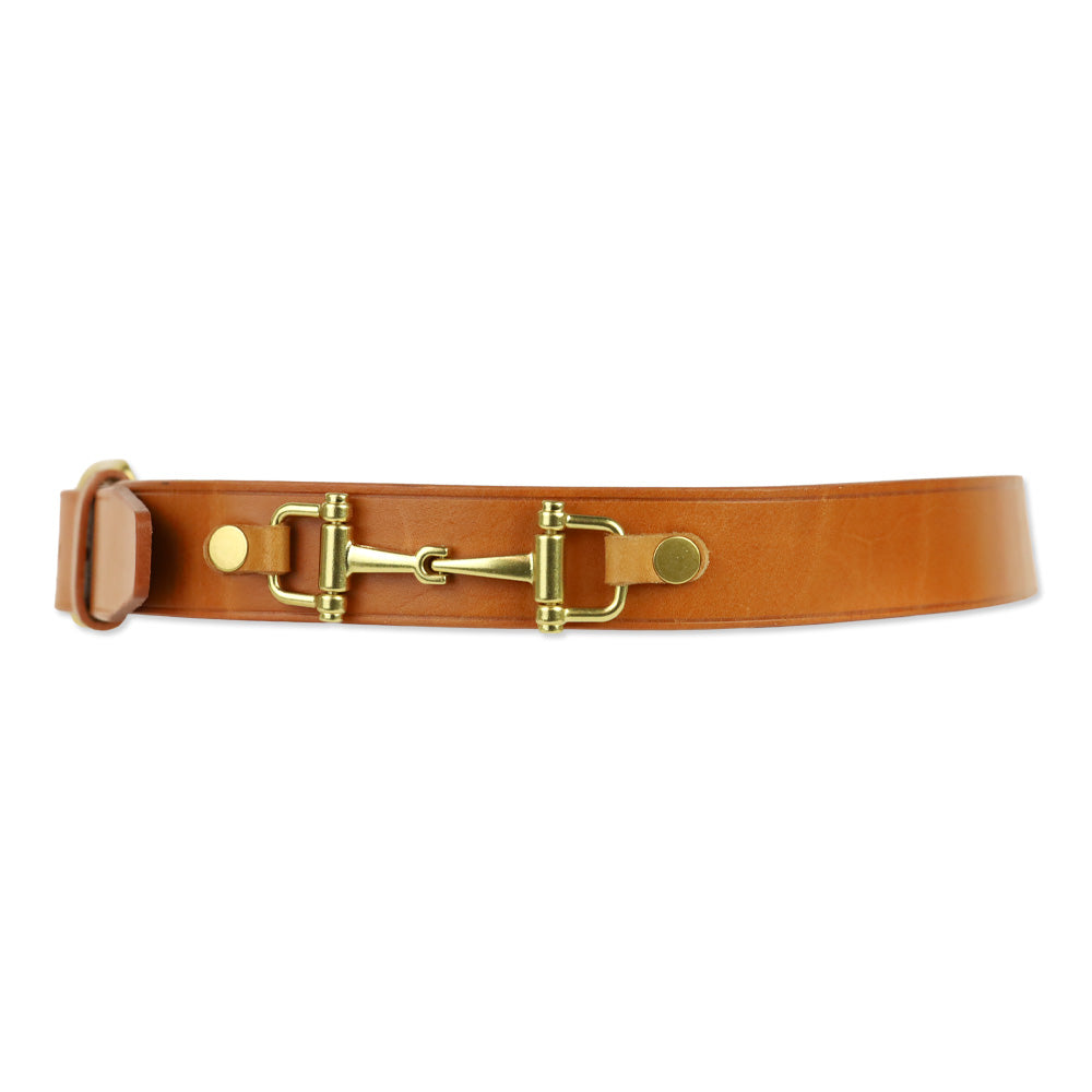 J.McLaughlin Vachetta Solid Zuri Leather Belt