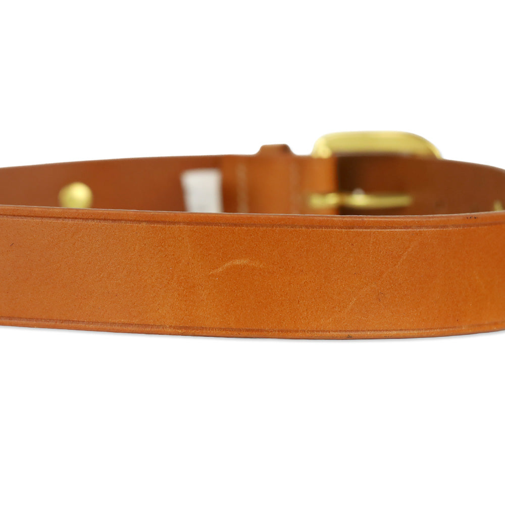 J.McLaughlin Vachetta Solid Zuri Leather Belt
