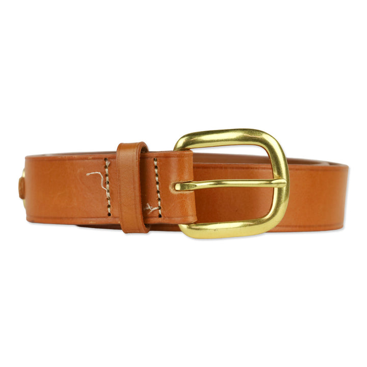 J.McLaughlin Vachetta Solid Zuri Leather Belt