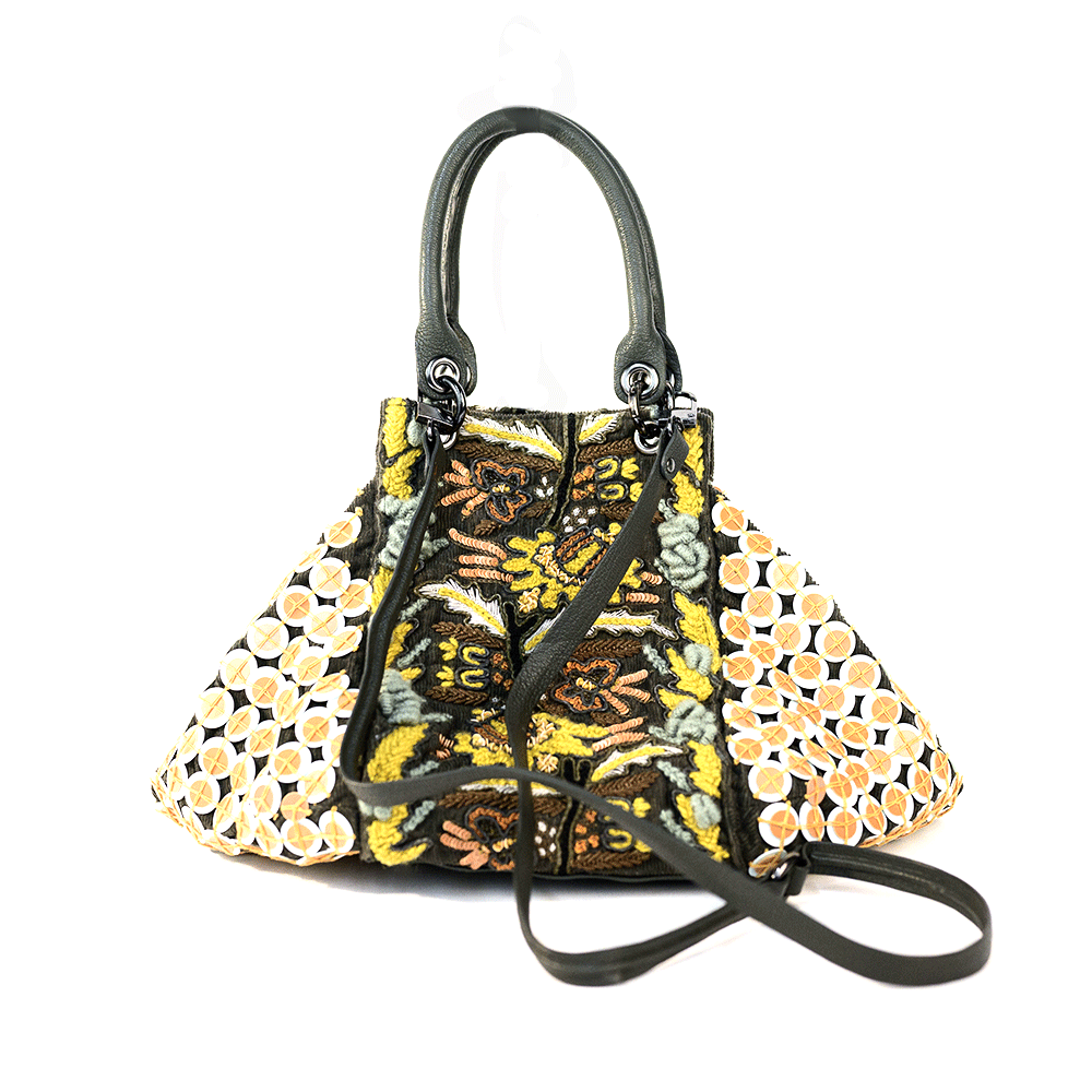 JAMIN PEUCH EMBROIDERED TOTE