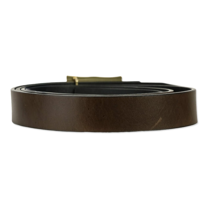 J McLaughlin Black/Cork Lina Reversible Leather Belt