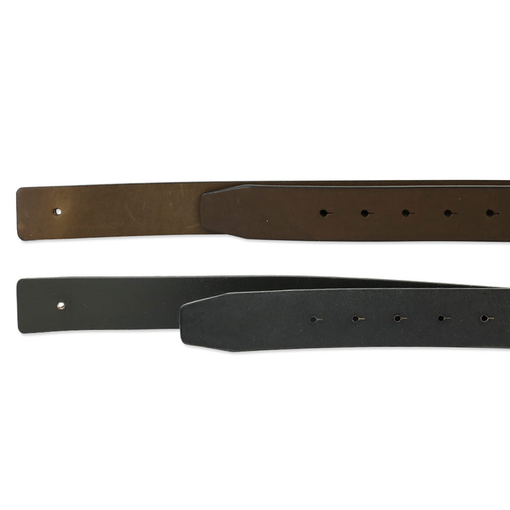 J McLaughlin Black/Cork Lina Reversible Leather Belt