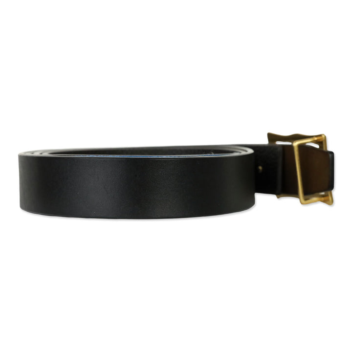 J McLaughlin Blue/Brown/Black Lina Reversible Leather Belt