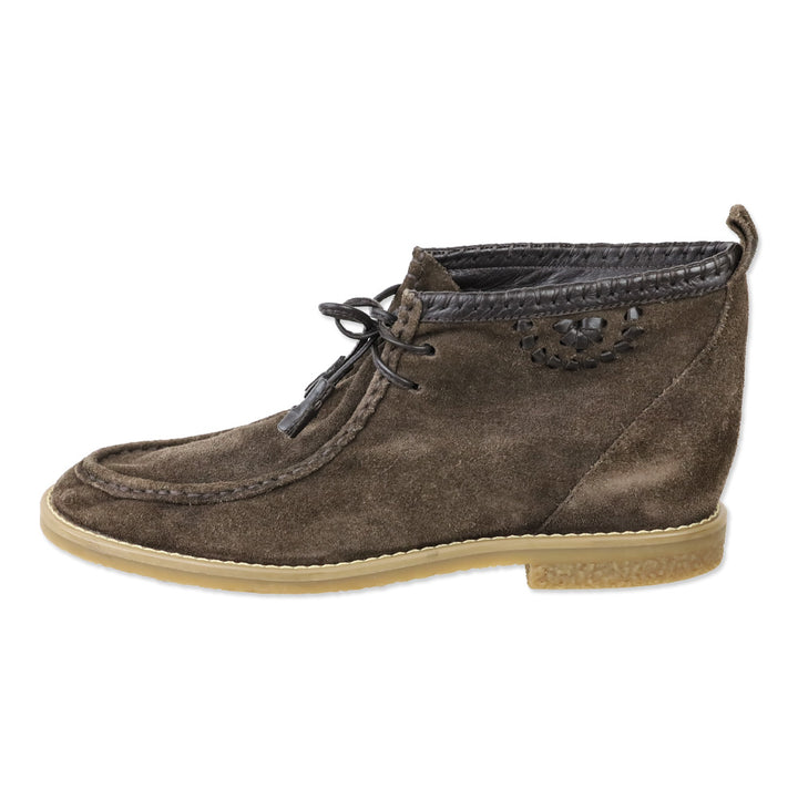 Jack Rogers Brown Suede Moccasin Chukka Boot