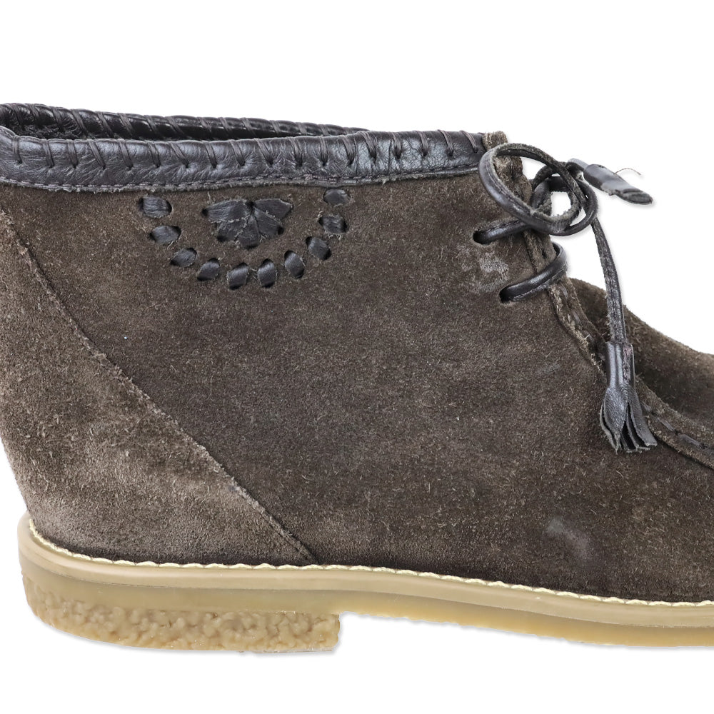 Jack Rogers Brown Suede Moccasin Chukka Boot