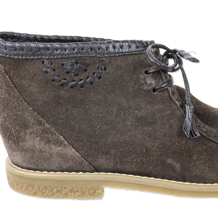 Jack Rogers Brown Suede Moccasin Chukka Boot