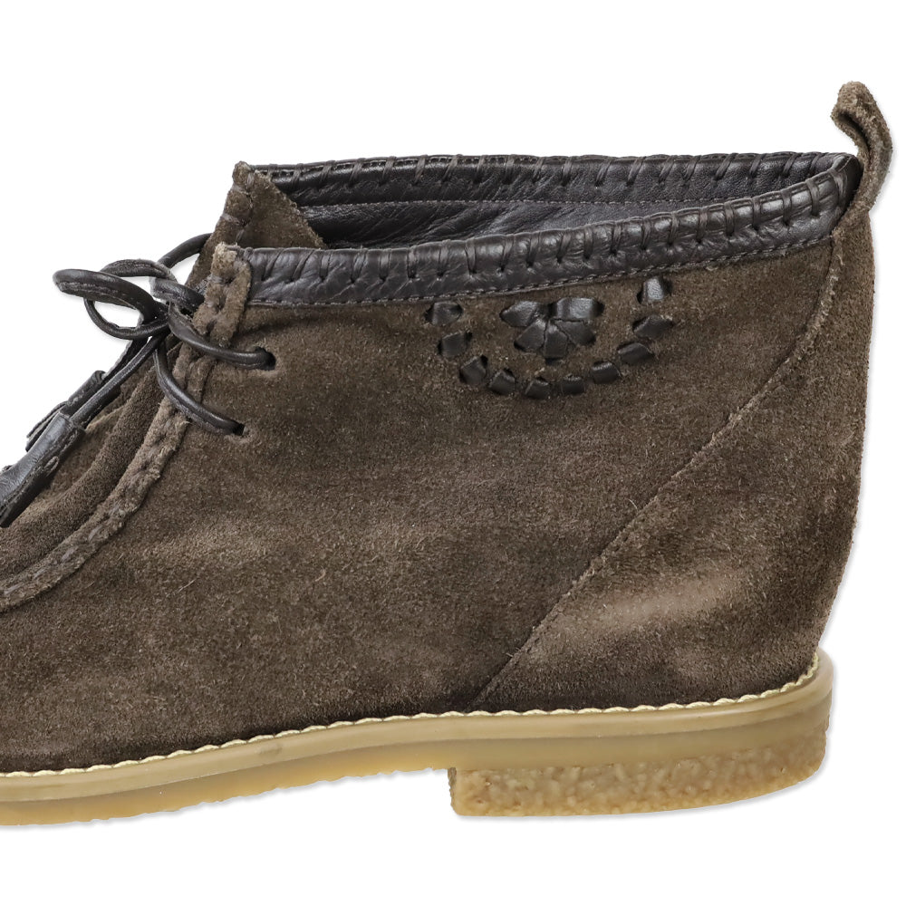 Jack Rogers Brown Suede Moccasin Chukka Boot
