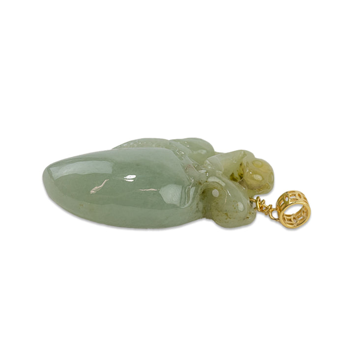 Jade Chameleon Pendant