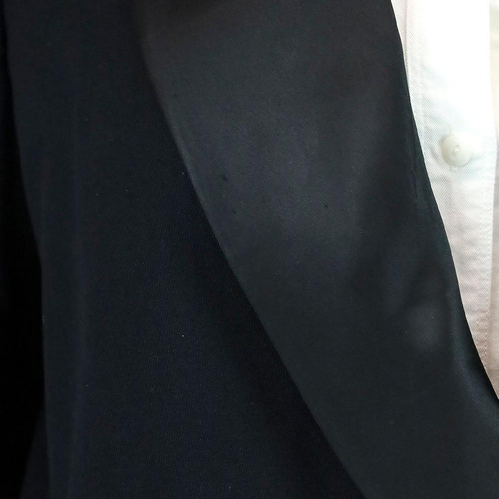 Jean Paul Gaultier Black Shawl Collar Double-Breasted Blazer