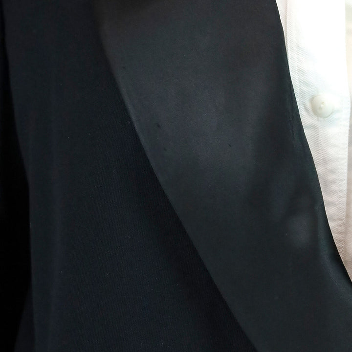 Jean Paul Gaultier Black Shawl Collar Double-Breasted Blazer