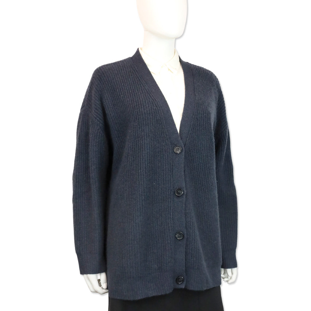 Jenni Kayne Heather Navy Cashmere Cocoon Cardigan