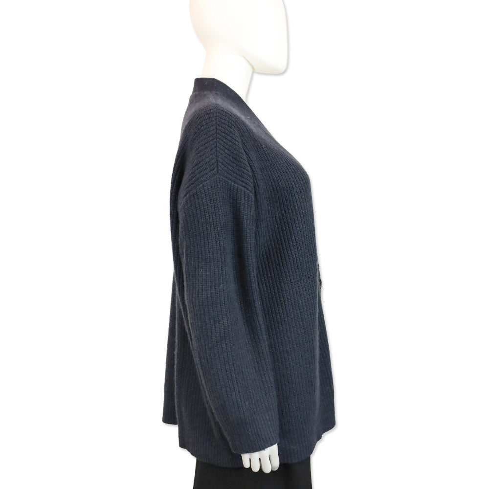 Jenni Kayne Heather Navy Cashmere Cocoon Cardigan