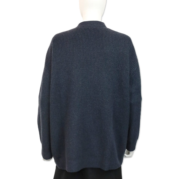 Jenni Kayne Heather Navy Cashmere Cocoon Cardigan