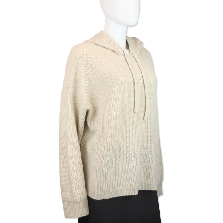 Jenni Kayne Oatmeal Cashmere Fisherman Hoodie