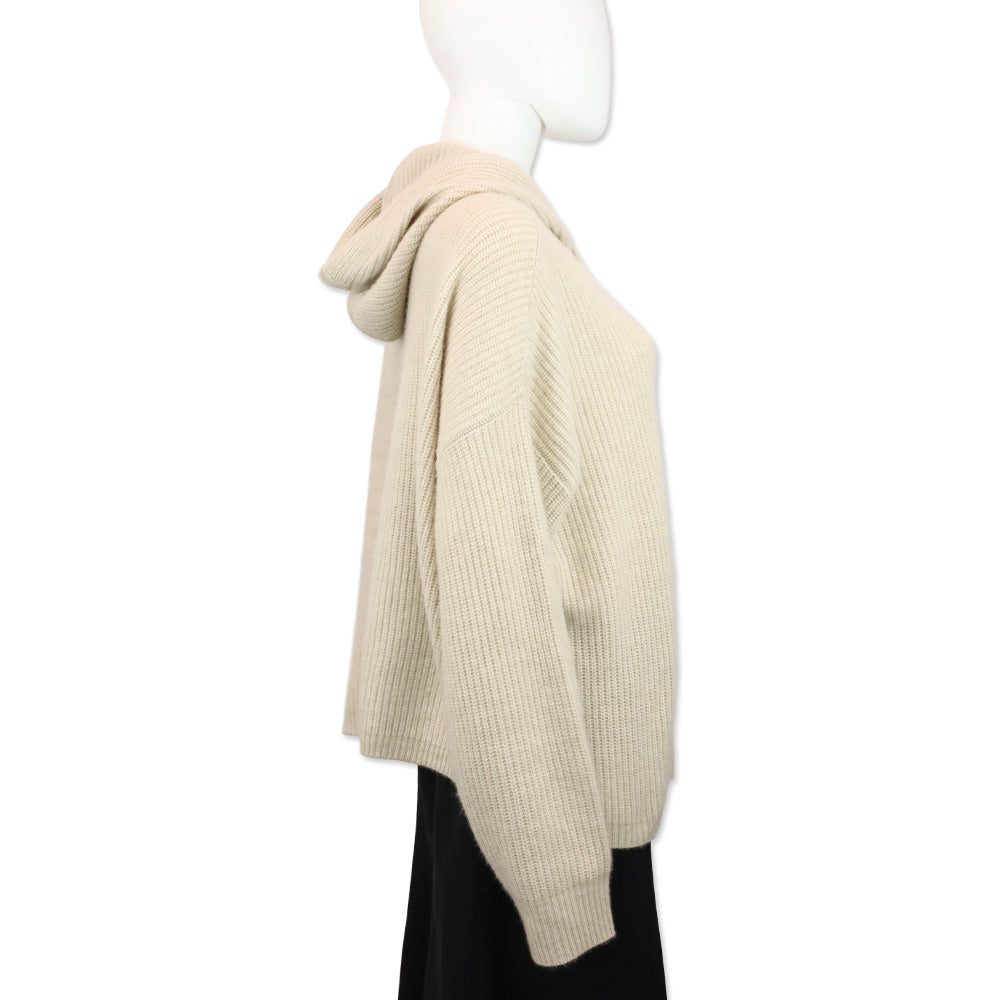 Jenni Kayne Oatmeal Cashmere Fisherman Hoodie