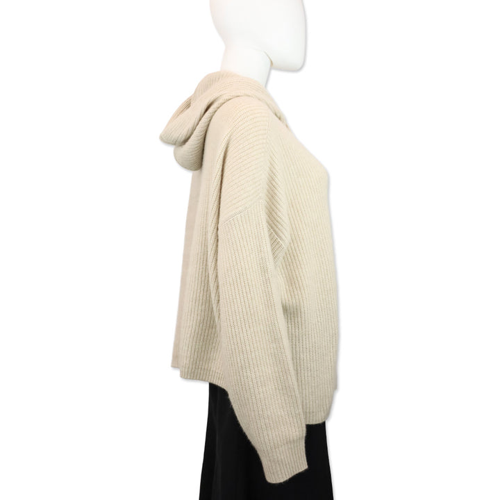 Jenni Kayne Oatmeal Cashmere Fisherman Hoodie