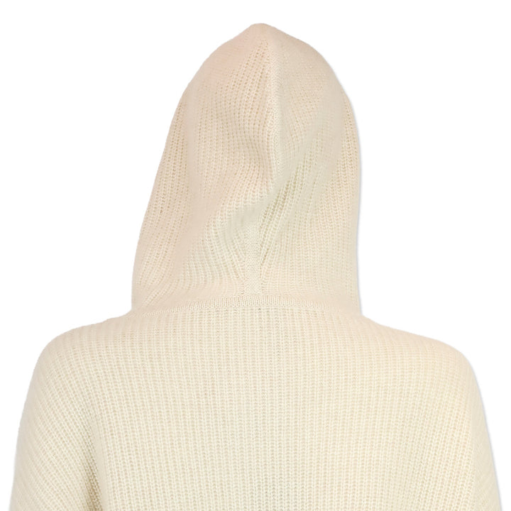 Jenni Kayne Oatmeal Cashmere Fisherman Hoodie