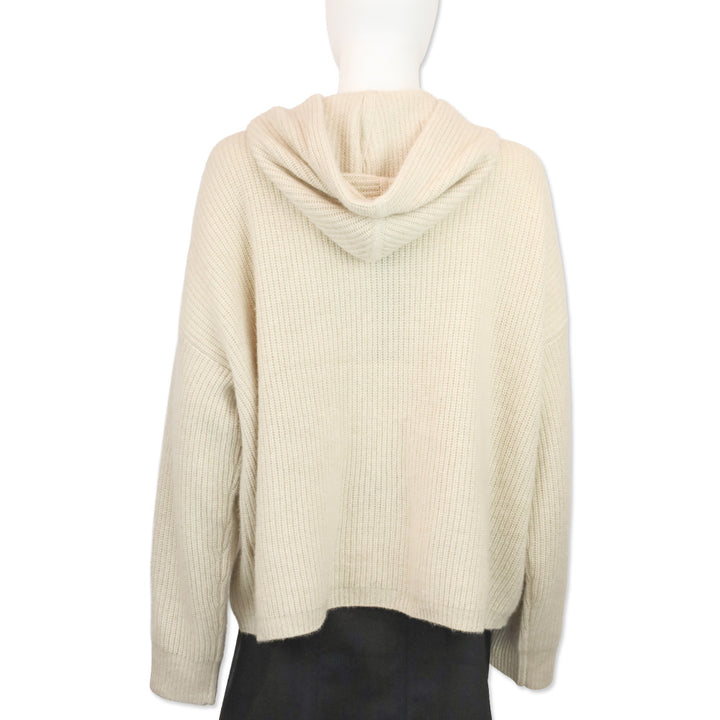 Jenni Kayne Oatmeal Cashmere Fisherman Hoodie