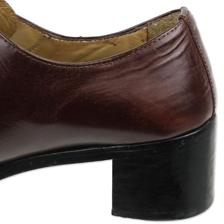 Jil Sander Burgundy Leather Derby Shoes