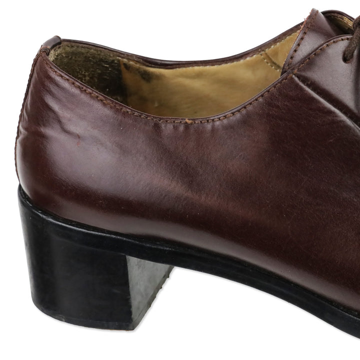 Jil Sander Burgundy Leather Derby Shoes