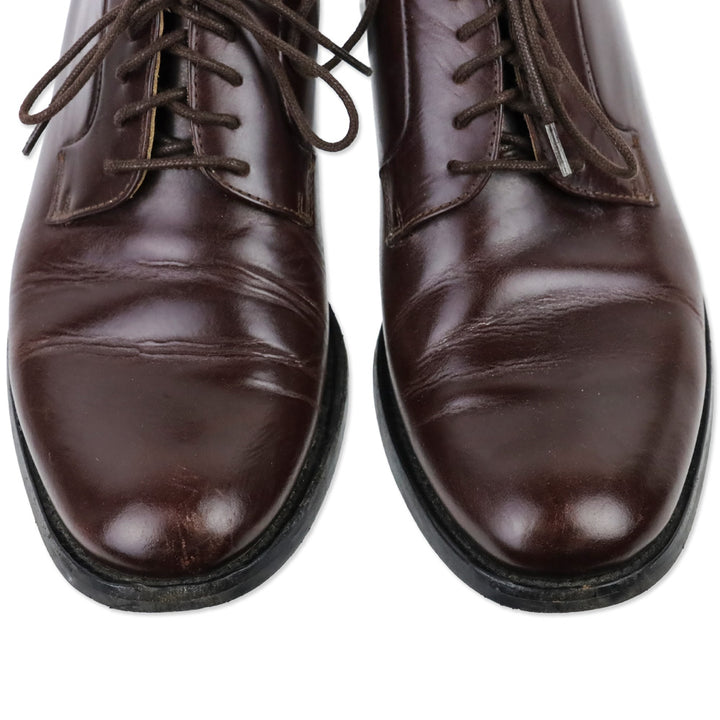 Jil Sander Burgundy Leather Derby Shoes