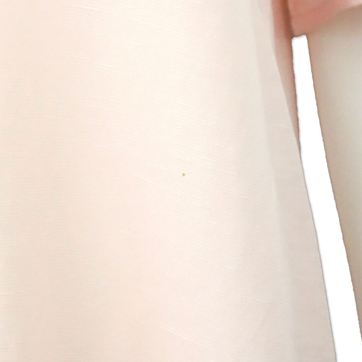 Jil Sander Light Pink Sheer Keyhole Midi Shift Dress