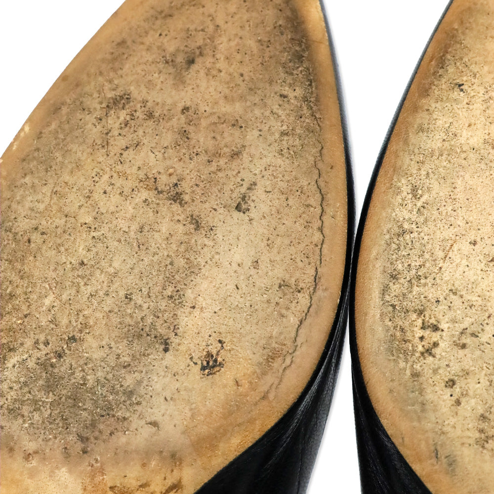 Jimmy Choo Black Leather Pumps