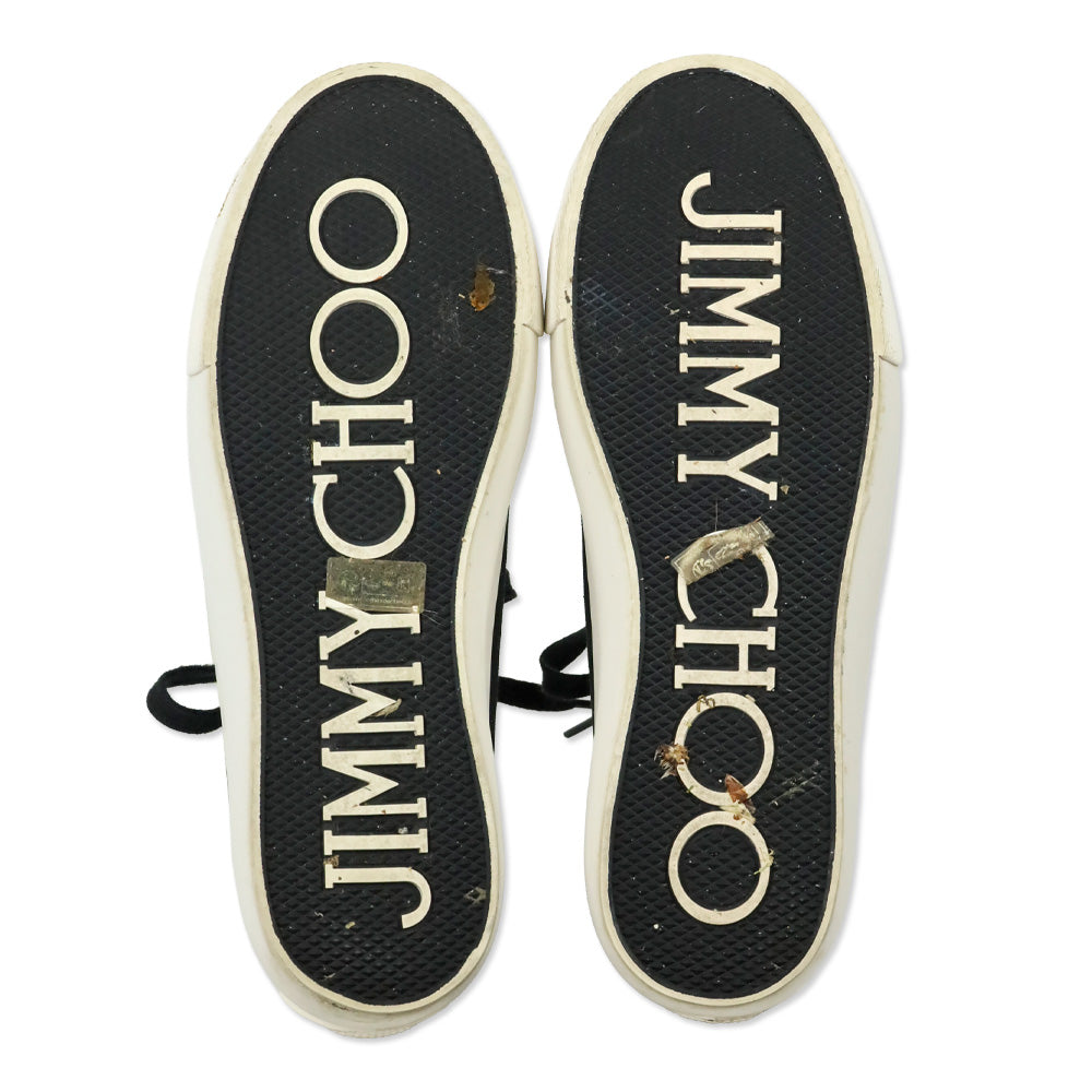 Jimmy Choo Black Palma Maxi/F Platform Sneakers