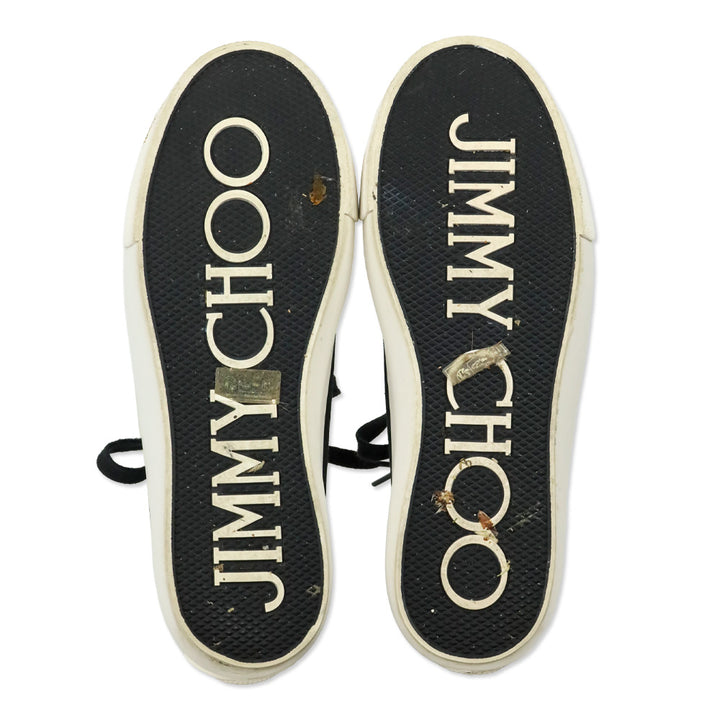 Jimmy Choo Black Palma Maxi/F Platform Sneakers