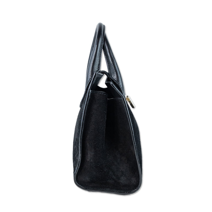 Jimmy Choo Black Suede Riley Tote