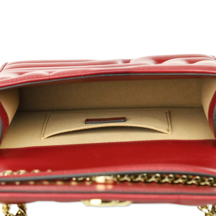 Jimmy Choo Cranberry Quilted Nappa Leather Light Gold Varenne Avenue Quad Shoulder Bag