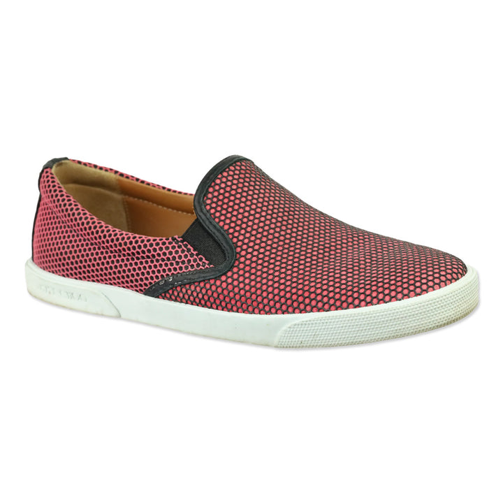 Jimmy Choo Geranium Black Demi Honeycomb Slip-On Sneakers