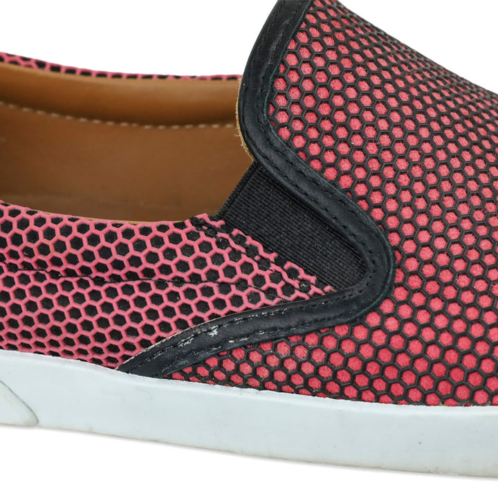 Jimmy Choo Geranium Black Demi Honeycomb Slip-On Sneakers