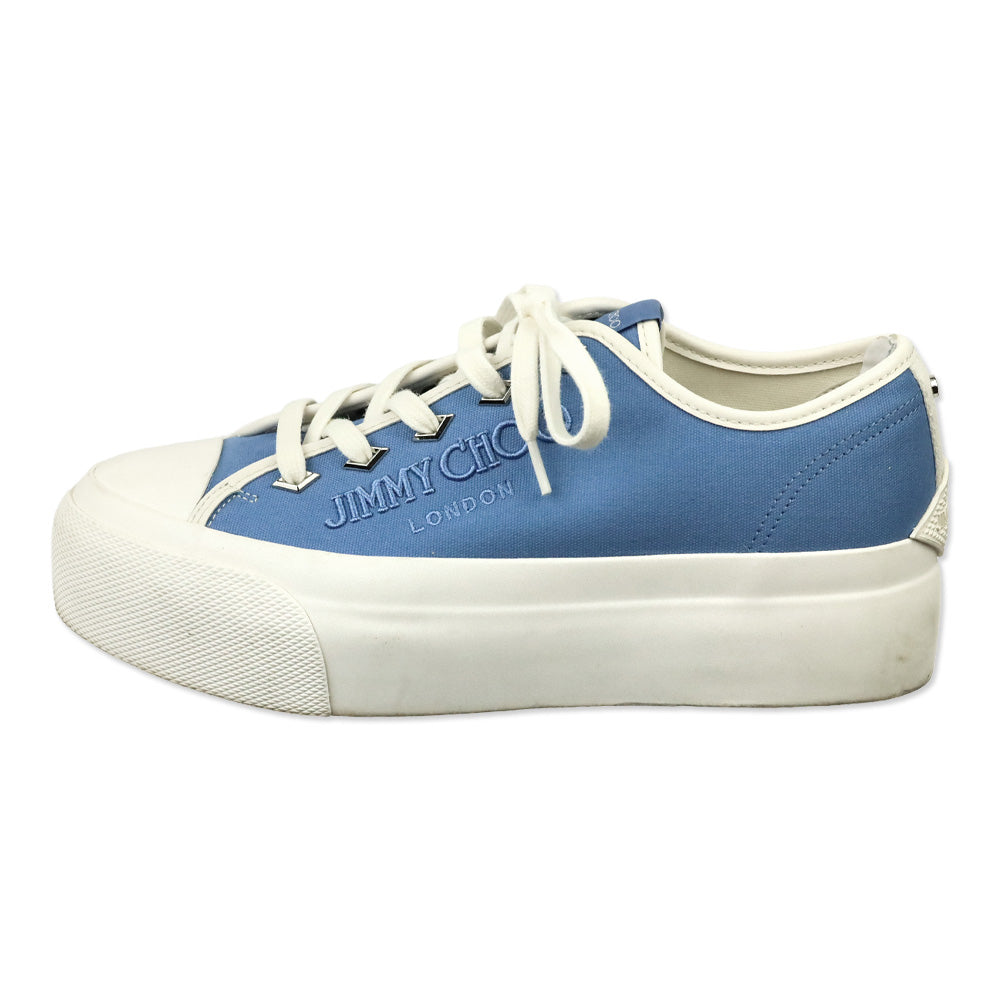 Jimmy Choo Light Blue Palma Maxi/F Platform Sneakers