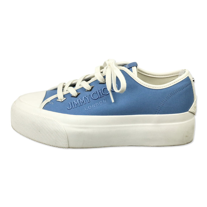 Jimmy Choo Light Blue Palma Maxi/F Platform Sneakers