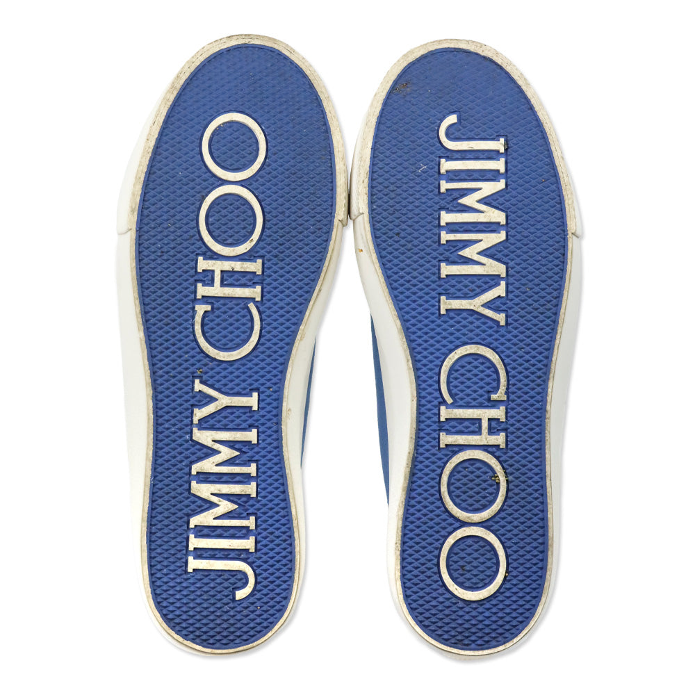 Jimmy Choo Light Blue Palma Maxi/F Platform Sneakers