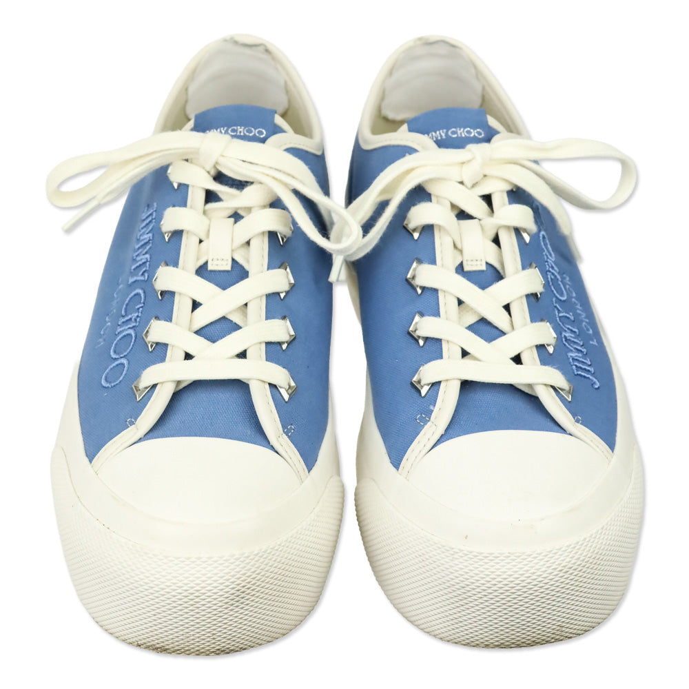 Jimmy Choo Light Blue Palma Maxi/F Platform Sneakers