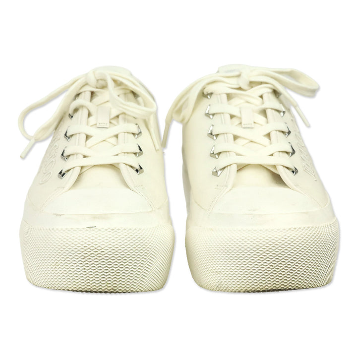 Jimmy Choo White Palma Maxi/F Platform Sneakers