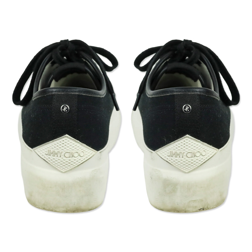 Jimmy Choo Black Palma Maxi/F Platform Sneakers