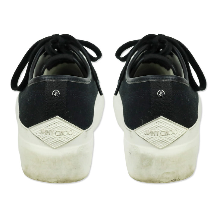 Jimmy Choo Black Palma Maxi/F Platform Sneakers