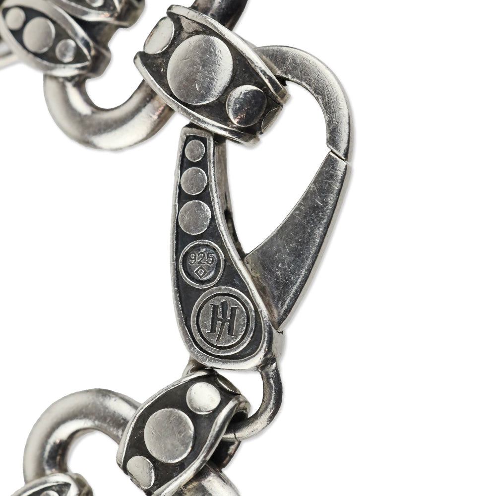 John Hardy Sterling Silver 3 Strand Dot Chain Bracelet