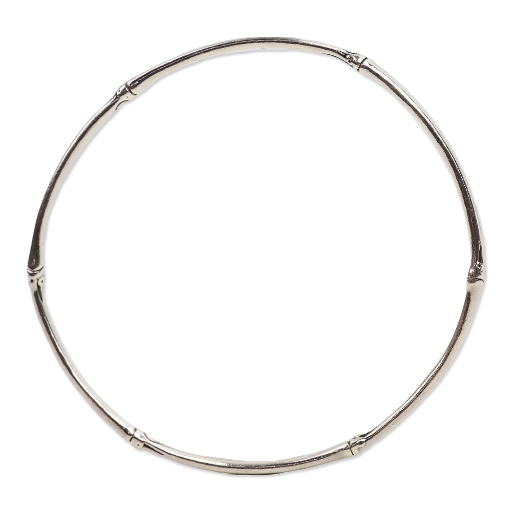 John Hardy Sterling Silver Bamboo Bangles, Set of 3