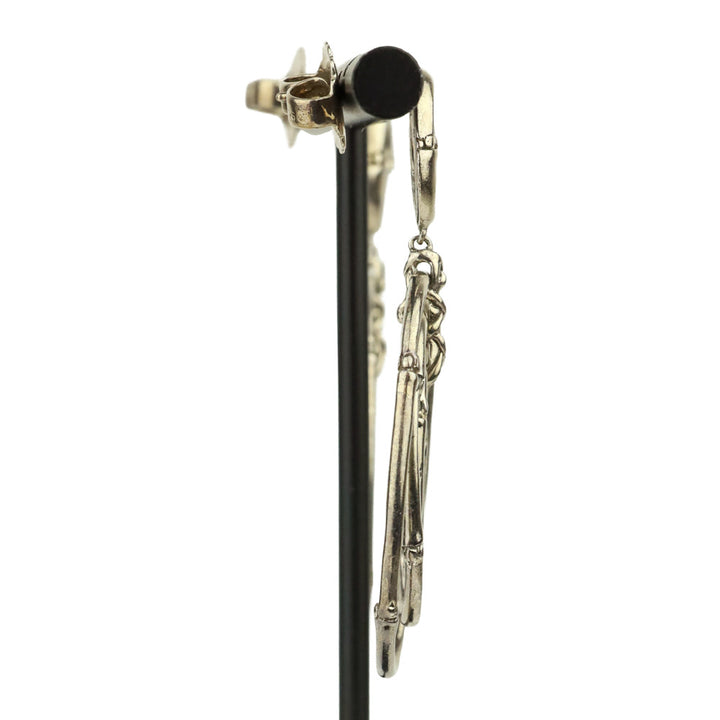 John Hardy Sterling Silver Bamboo Collection Oval Orbital Mobile Drop Earrings