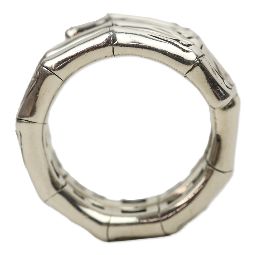 John Hardy Sterling Silver Bamboo Double Coil Ring