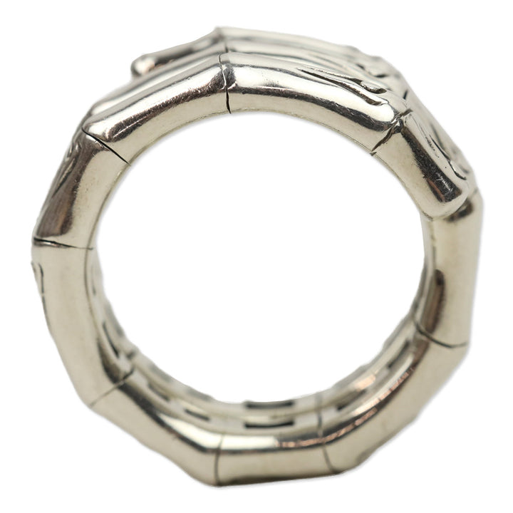 John Hardy Sterling Silver Bamboo Double Coil Ring