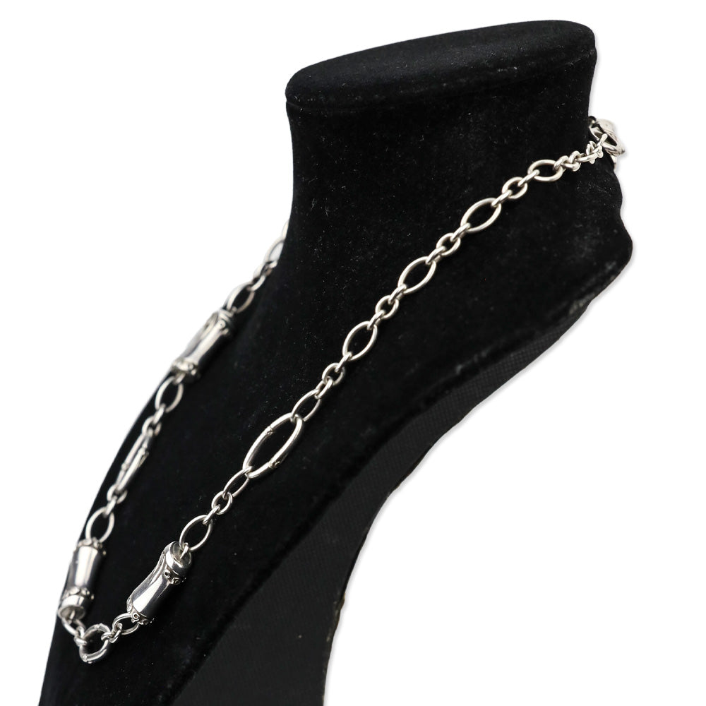John Hardy Sterling Silver Bamboo Link Necklace