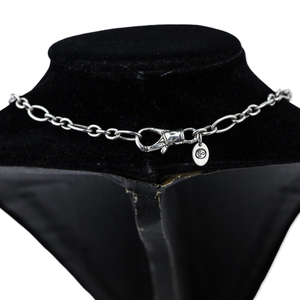 John Hardy Sterling Silver Bamboo Station Link Necklace